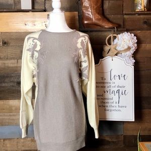 Vintage Wenjilli Embroidered Sweater Sz L